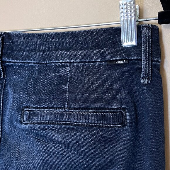Mother Zip Muse When The Going Gets Tough Jeans - Women's Size 28 - Dark Blue - Picture 5 of 13